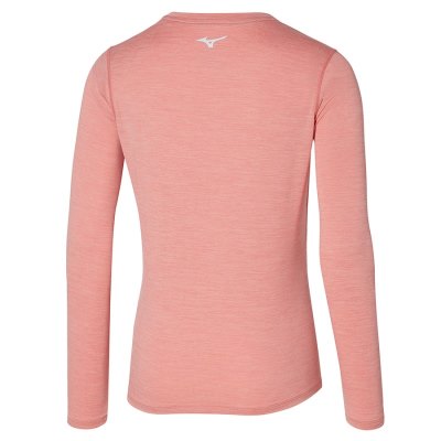 Camisa Mizuno Impulse Core Longsleeve Mujer Coral Claro - Chile M120QCMGAF